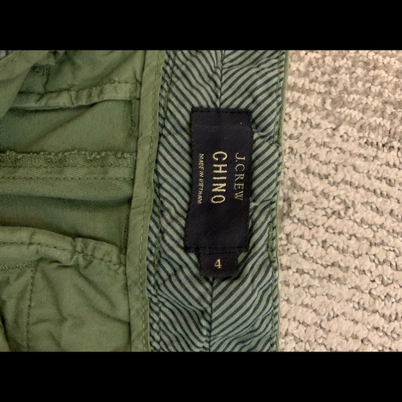 J. Crew chino shorts, olive green, 3” inseam, 4/27 - Picture 3 of 6